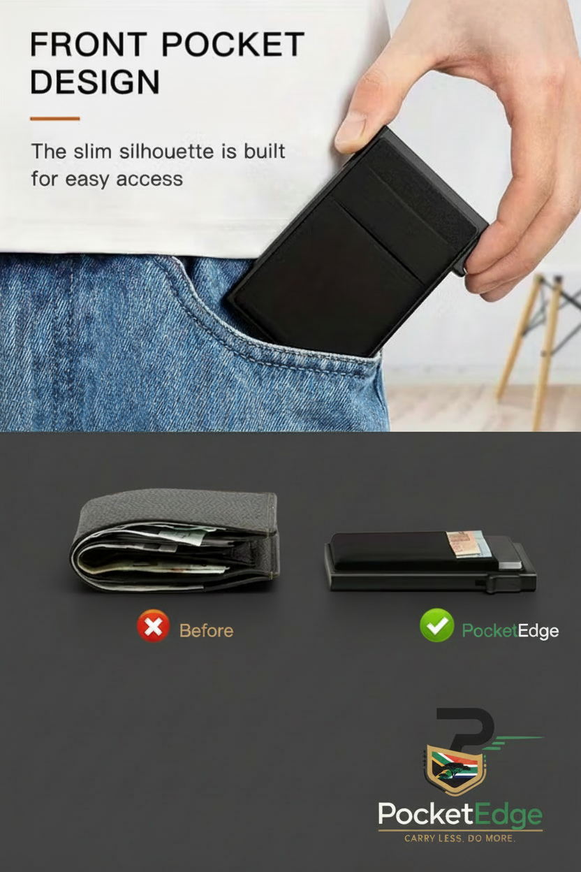 PocketEdge Front Pocket Infographic - Branded